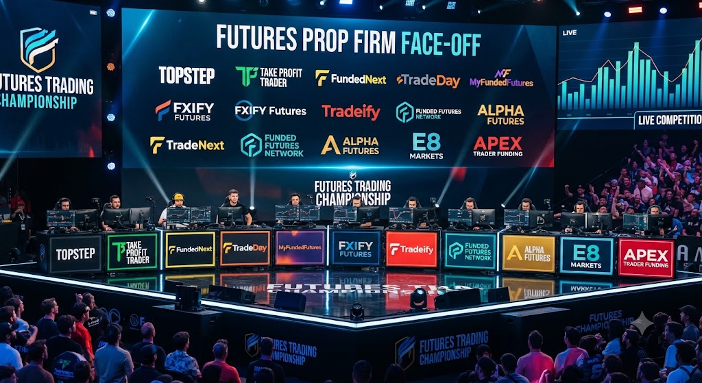 Best 150K futures prop firm accounts of 2026 compared by price, drawdown, Trustpilot score and payout caps